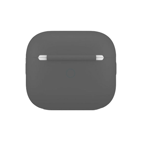 FixPremium - Étui en silicone pour AirPods 3, gris sidéral