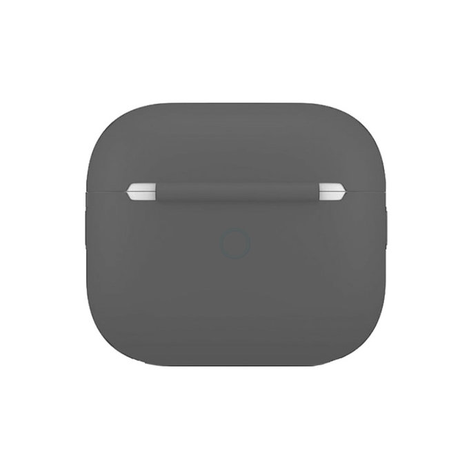 FixPremium - Étui en silicone pour AirPods 3, gris sidéral