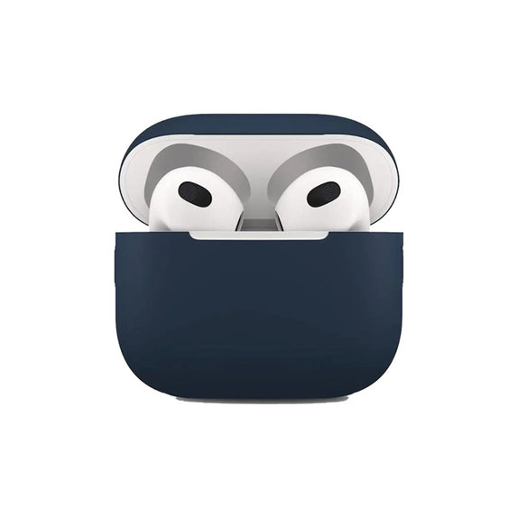 FixPremium - Étui en silicone pour AirPods 3, bleu