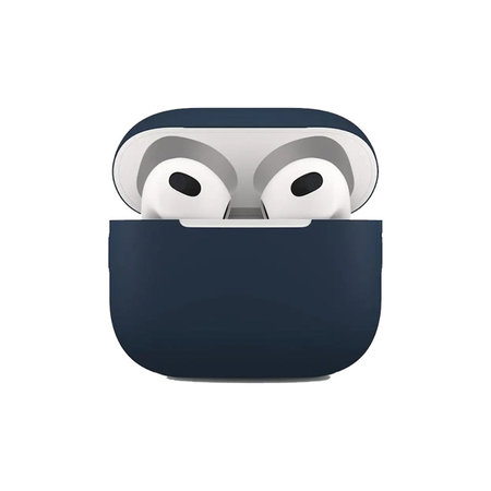 FixPremium - Étui en silicone pour AirPods 3, bleu