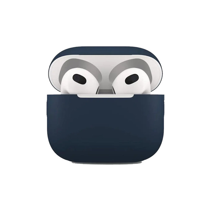 FixPremium - Étui en silicone pour AirPods 3, bleu