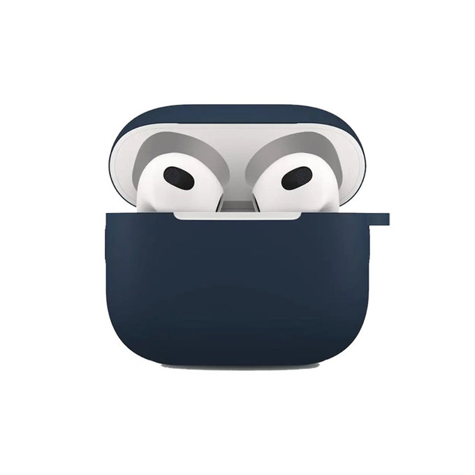 FixPremium - Mousqueton pour étui en silicone pour AirPods 3, bleu