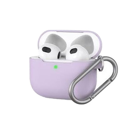 FixPremium - Étui en silicone pour AirPods 3, lila