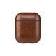 FixPremium - Étui en cuir artificiel pour AirPods 1 & 2, marron