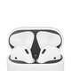 FixPremium - Autocollant antipoussière pour AirPods 1 & 2, noir