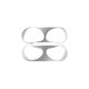 FixPremium - Autocollant antipoussière pour AirPods 3, argent