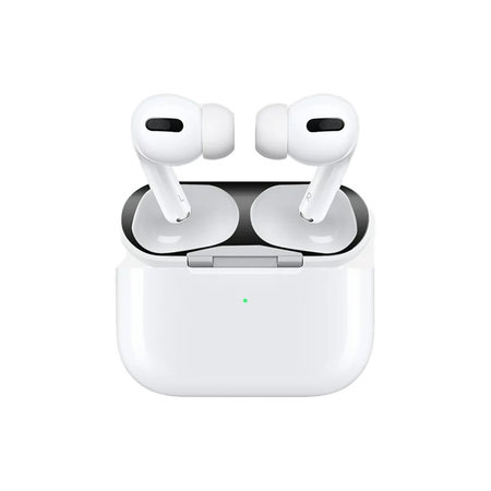 FixPremium - Autocollant antipoussière pour AirPods Pro, noir
