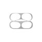 FixPremium - Autocollant antipoussière pour AirPods Pro, argent