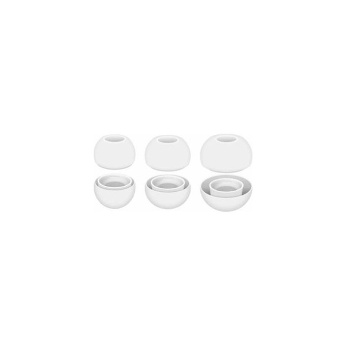 FixPremium - Embouts pour AirPods Pro - Set 3pcs (L, M, S), blanc
