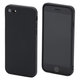FixPremium - Coque en silicone pour iPhone 7, 8, SE 2020 & SE 2022, noir