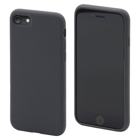 FixPremium - Coque en silicone pour iPhone 7, 8, SE 2020 & SE 2022, gris sidéral