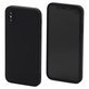 FixPremium - Coque en silicone pour iPhone X & XS, noire