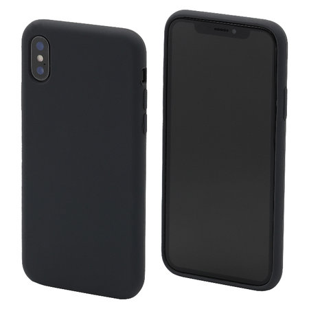 FixPremium - Coque en silicone pour iPhone X & XS, gris sidéral