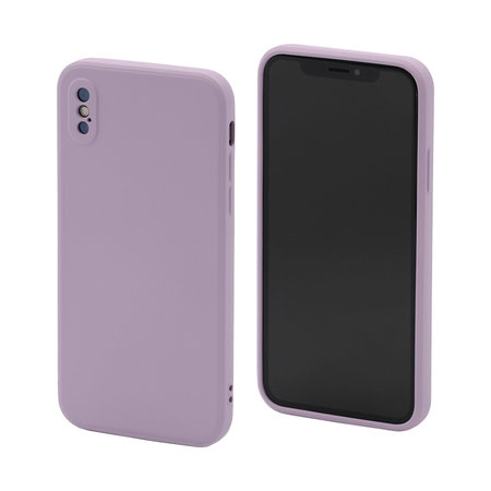 FixPremium - Coque en silicone pour iPhone X & XS, violet