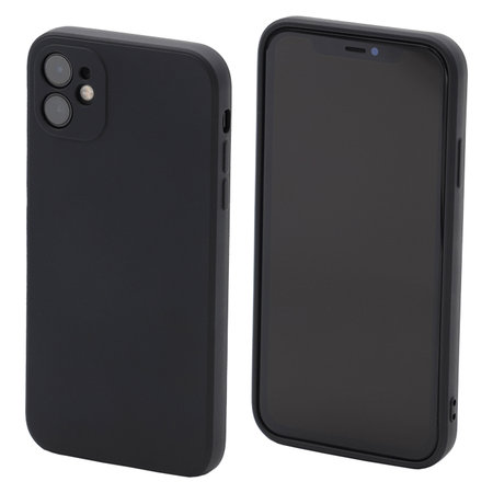 FixPremium - Coque en silicone pour iPhone 11, noir