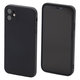 FixPremium - Coque en silicone pour iPhone 11, noir