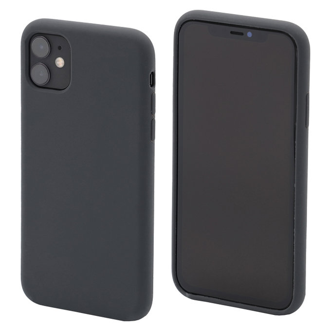 FixPremium - Coque en silicone pour iPhone 11, gris sidéral