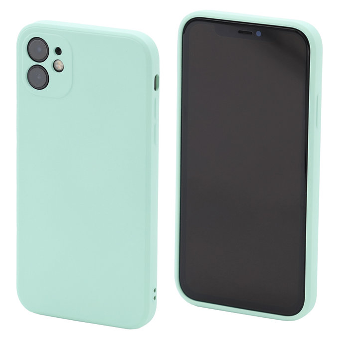 FixPremium - Coque en silicone pour iPhone 11, cyan clair