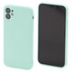 FixPremium - Coque en silicone pour iPhone 11, cyan clair