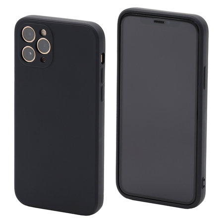 FixPremium - Coque en silicone pour iPhone 11 Pro, noir