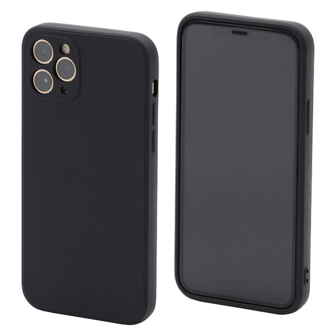 FixPremium - Coque en silicone pour iPhone 11 Pro, noir