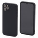 FixPremium - Coque en silicone pour iPhone 11 Pro, noir