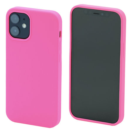 FixPremium - Coque en silicone pour iPhone 12 mini, magenta