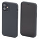 FixPremium - Coque en silicone pour iPhone 12 mini, gris sidéral