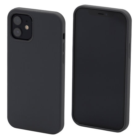 FixPremium - Coque en silicone pour iPhone 12, space grey