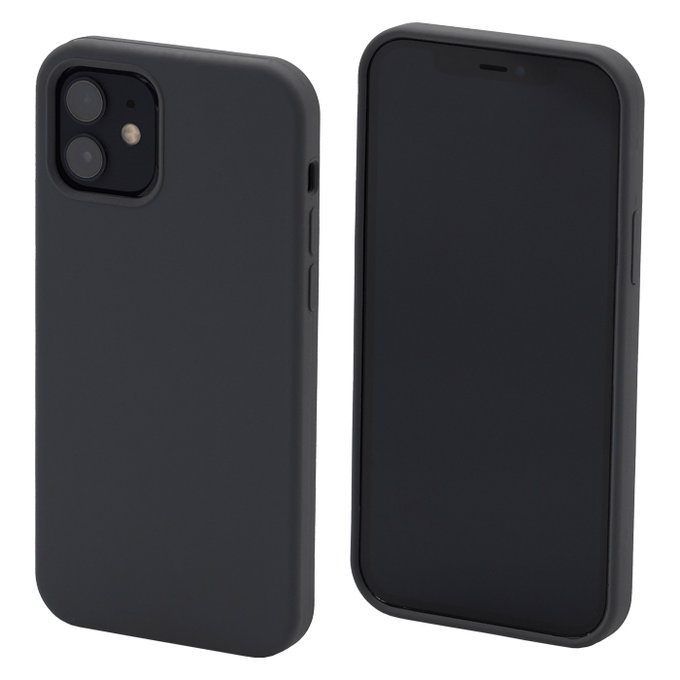FixPremium - Coque en silicone pour iPhone 12, space grey