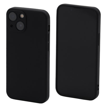 FixPremium - Coque en silicone pour iPhone 13 mini, noire