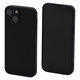 FixPremium - Coque en silicone pour iPhone 13 mini, noire
