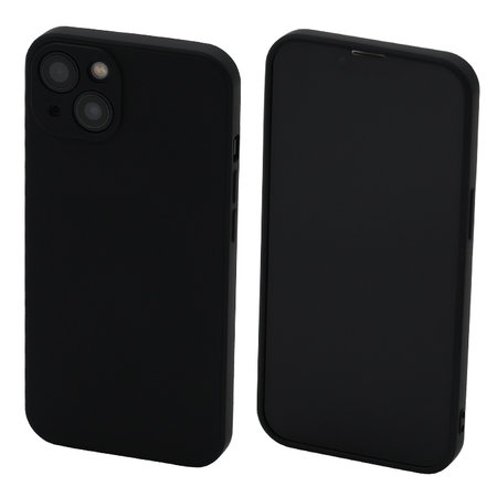FixPremium - Coque en silicone pour iPhone 13, noir