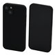 FixPremium - Coque en silicone pour iPhone 13, noir