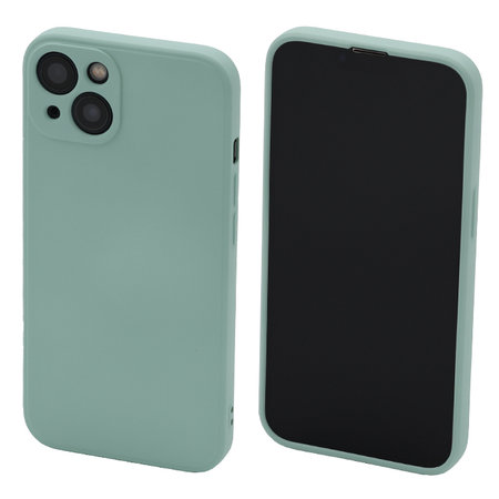 FixPremium - Coque en silicone pour iPhone 13, cyan clair