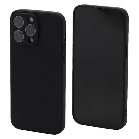 FixPremium - Coque en silicone pour iPhone 13 Pro Max, noir