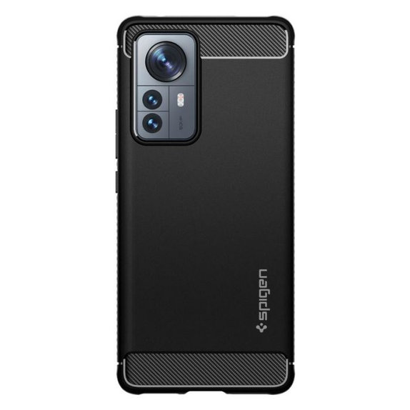 Spigen - Coque Rugged Armor pour Xiaomi Redmi 12 Pro, noire