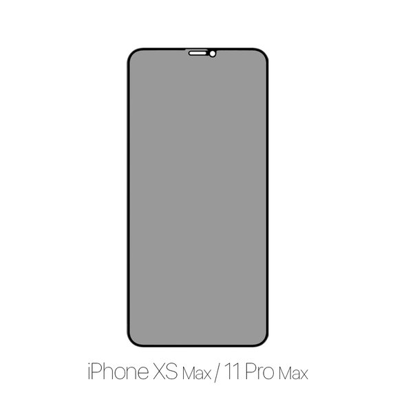 FixPremium Verre anti-espion de confidentialité - Verre trempé pour iPhone XS Max et 11 Pro Max