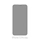 FixPremium Privacy Anti-Spy Glass - Verre Trempé pour iPhone 12 Pro Max