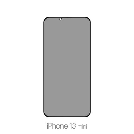 FixPremium Privacy Anti-Spy Glass - Verre Trempé pour iPhone 13 mini