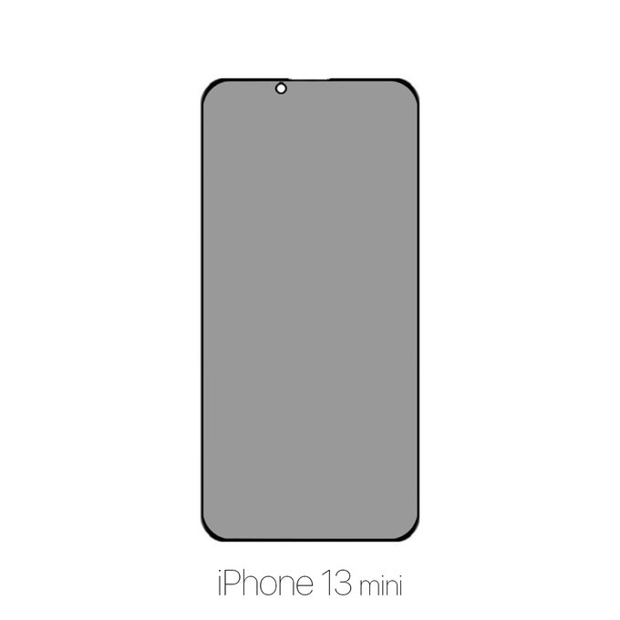 FixPremium Privacy Anti-Spy Glass - Verre Trempé pour iPhone 13 mini