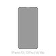 FixPremium Privacy Anti-Spy Glass - Verre trempé pour iPhone 13, 13 Pro, 14 et 16e