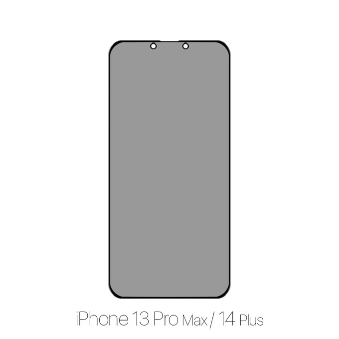 FixPremium Verre anti-espion de confidentialité - Verre trempé pour iPhone 13 Pro Max et 14 Plus