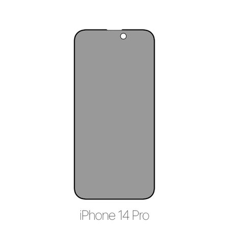 FixPremium Privacy Anti-Spy Glass - Verre Trempé pour iPhone 14 Pro