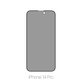 FixPremium Privacy Anti-Spy Glass - Verre Trempé pour iPhone 14 Pro