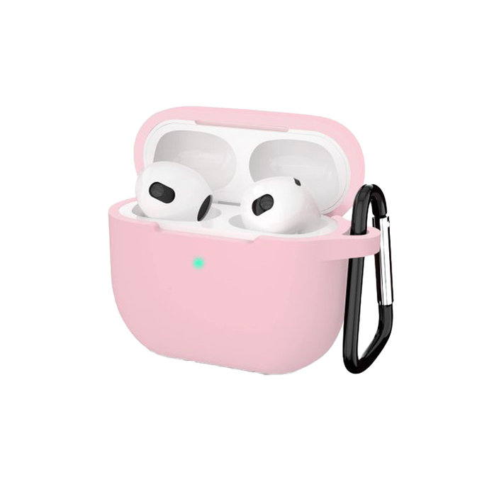 FixPremium - Étui en silicone pour AirPods 3, rose