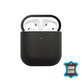 FixPremium - Étui en cuir pour AirPods 1 & 2, noir