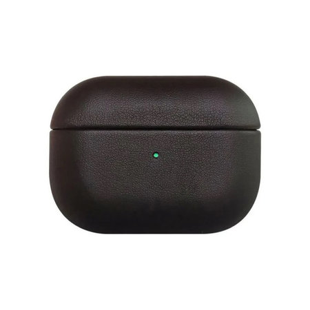 FixPremium - Étui en cuir pour AirPods Pro, noir