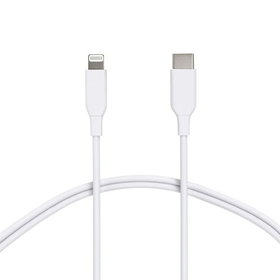 Lightning / USB-C câble, 1 m, compatible avec Apple, bulk