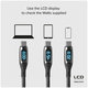 SBS - Câble USB-C / USB-C pour LCD & PowerDelivery 100W (1m), noir